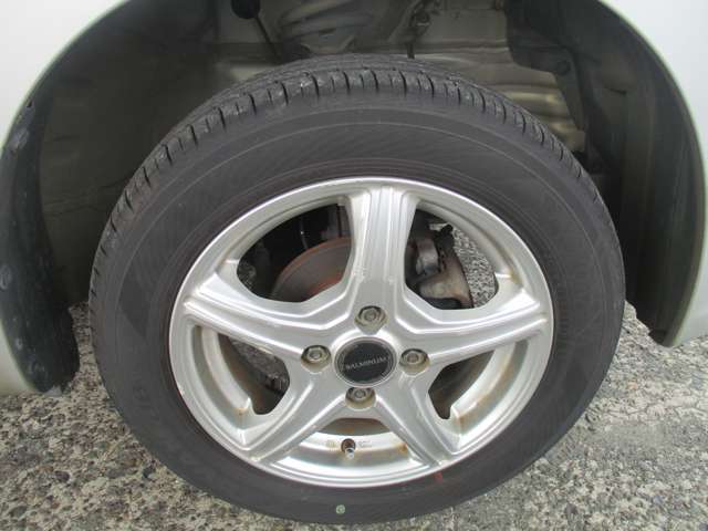 タイヤ8分山のものついてます。