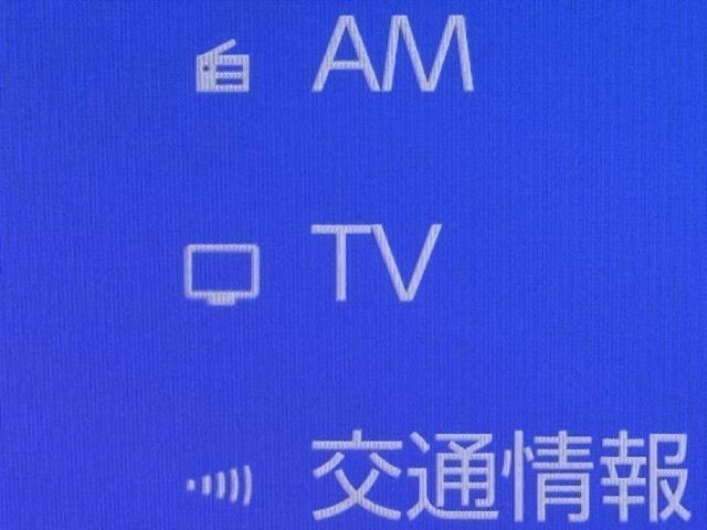 TVが見れるチューナーを装備しています。　新しい車でも付いていないことで、TVが見れない事も多々あるので要チェックです。