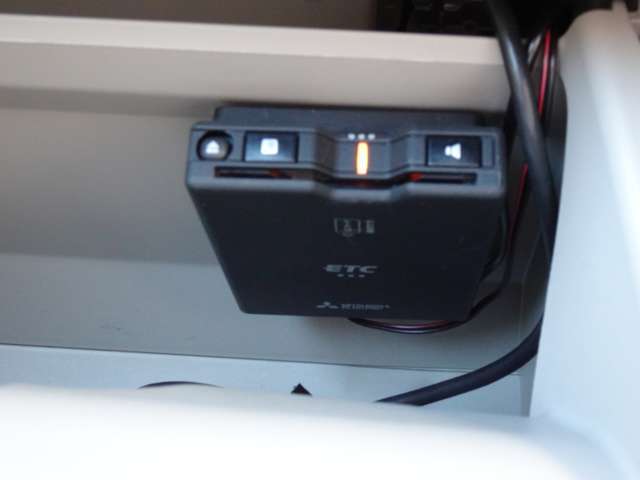 高速もスムーズに走れるETC！