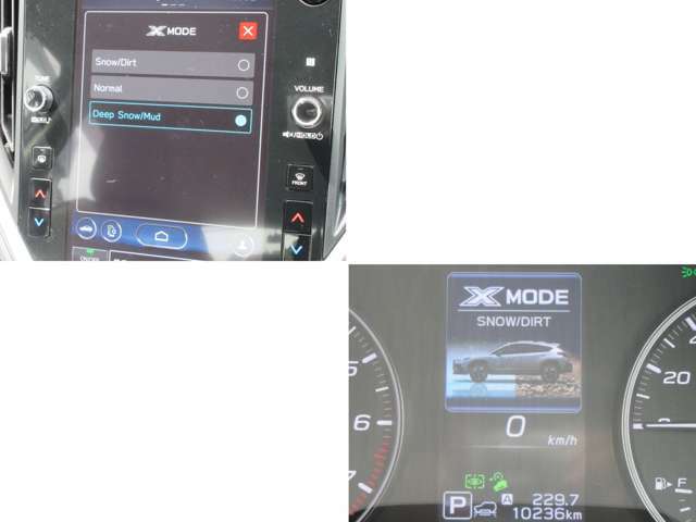 X-MODE（ヒルディセントコントロール付）！4輪の駆動力やブレーキなどをコントロールし、悪路からのスムーズな脱出をサポートします！