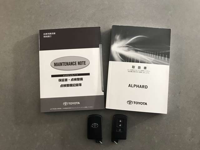 取説/保証書/スペアキーついてます。