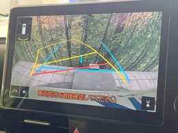 【バックカメラ】駐車時に後方がリアルタイム映像で確認できます。大型商業施設や立体駐車場での駐車時や、夜間のバック時に大活躍！運転スキルに関わらず、今や必須となった装備のひとつです！