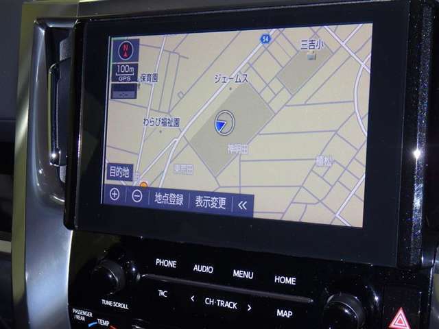 ナビ装着車で知らない道もラクラク！