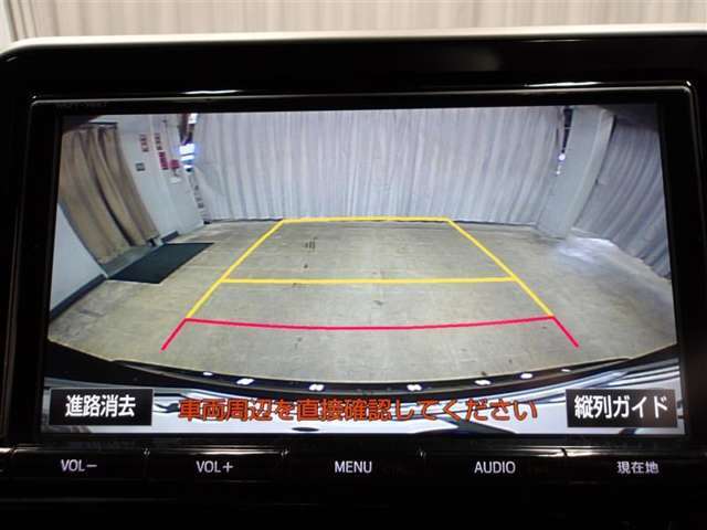 バックモニター付きなので車庫入れもラクラクです♪