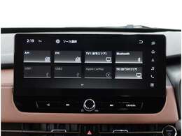 12.3インチスマートフォン連携ナビゲーション　フルセグ　AM/FM　Bluetooth　AppleCarPlay/AndroidAuto