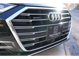 フロントグリル内にフロントカメラが装備されております。