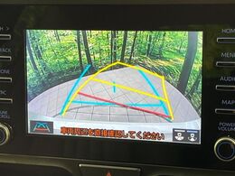 【バックカメラ】駐車時に後方がリアルタイム映像で確認できます。大型商業施設や立体駐車場での駐車時や、夜間のバック時に大活躍！運転スキルに関わらず、今や必須となった装備のひとつです！