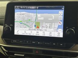 【純正9インチカーナビ】『カーナビ』の画像になります。ナビ利用時のマップ表示は見やすく、いつものドライブがグッと楽しくなります！