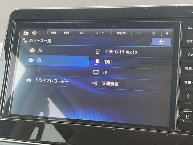 Bluetooth対応ナビでスマホの中の音楽も聴くことができドライブなどに便利な機能です！