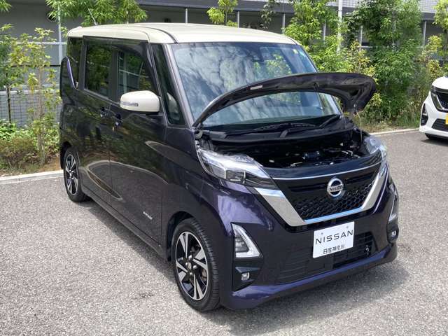 【日産ワイド保証1年（期間内走行距離無制限）】駆動系・電装系（消耗品・油脂類を除く）等に適応いたします。納車後、全国2,000以上（神奈川県内弊社119）の日産サービス工場が愛車をサポートいたします。