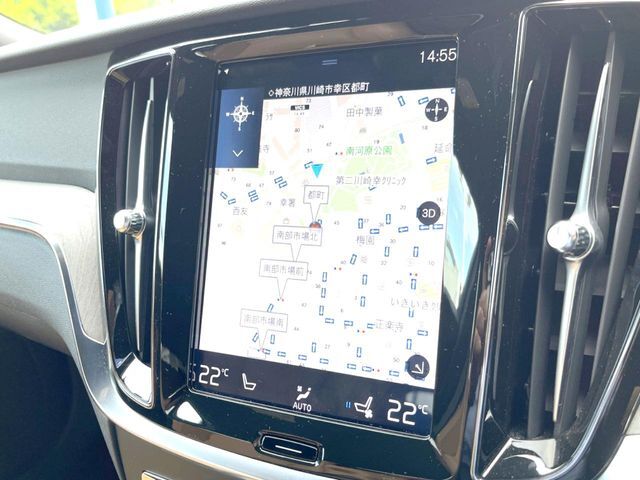 【9インチタッチスクリーン純正HDDナビ】「Apple　Car　Play」「Android　Auto」対応のボルボ先進ナビゲーション「SENSUS」。最新地図データへ無料更新してお渡しします。