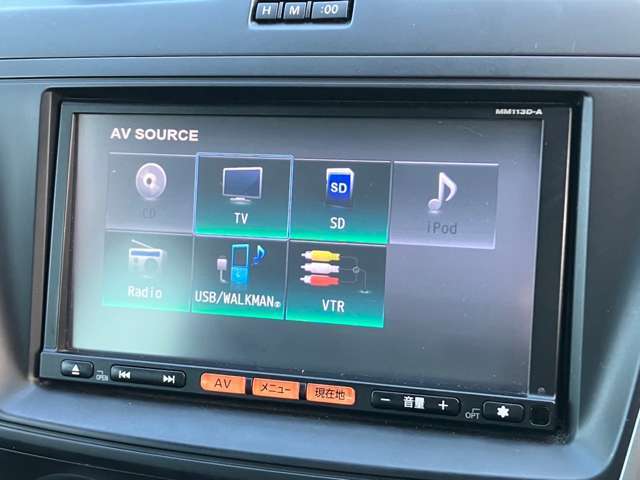 純正ナビ【MM113D-A】フルセグTV/CD/バックモニター