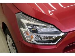 LEDヘッドランプは低消費電力で明るい光を放つLEDヘッドランプで視界の確保。