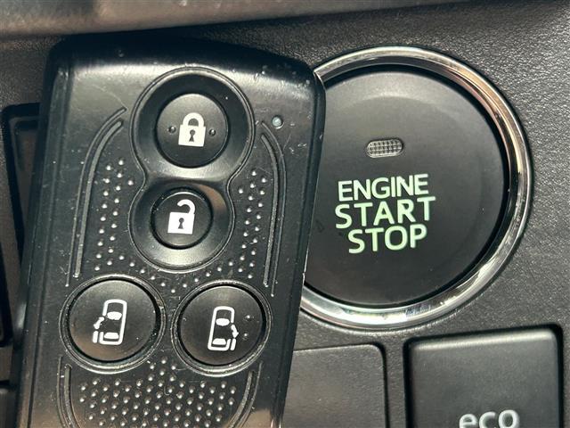 【　スマートキー・プッシュスタート　】鍵を挿さずにポケットに入れたまま鍵の開閉、エンジンの始動まで行えます。