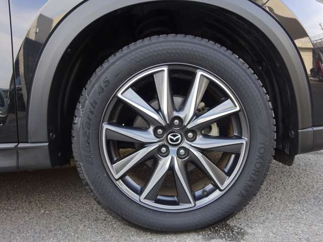 225/55R19　切削加工　ガンメタリック塗装アルミホイール