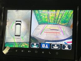 【全方位モニター用カメラ】専用のカメラにより、上から見下ろしたような視点で360度クルマの周囲を確認することができます☆死角部分も確認しやすく、狭い場所での切り返しや駐車もスムーズに行えます。