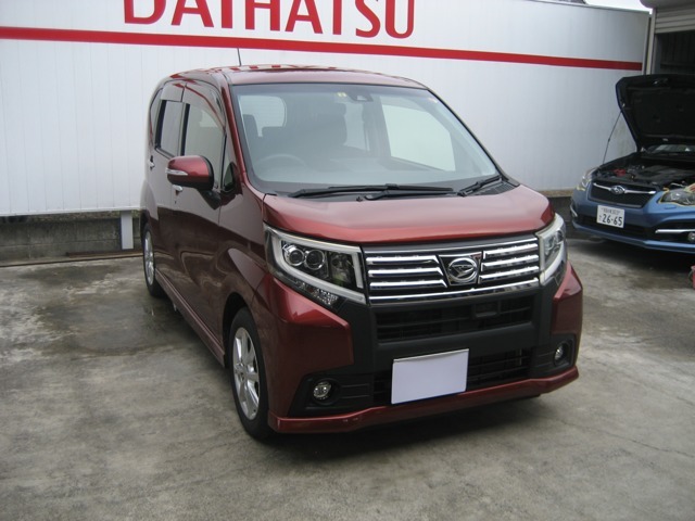 お車を見ていただきまして、ありがとうございます。　ワンオーナー・禁煙車のムーブカスタムが入庫しました(^^)/