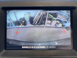 後方をしっかり確認できるバックカメラです