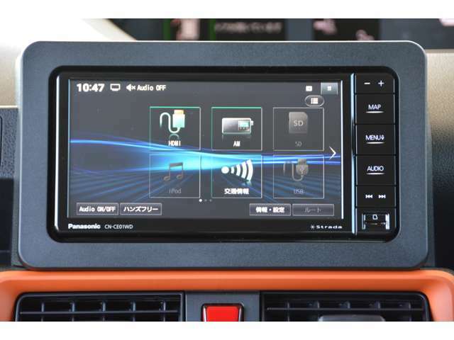 Apple　CarPlay/Android　Autoスマホアプリ対応、ネット動画、フルセグTV、Bluetooth接続、USB接続など多彩なメディアに対応しています＾＾