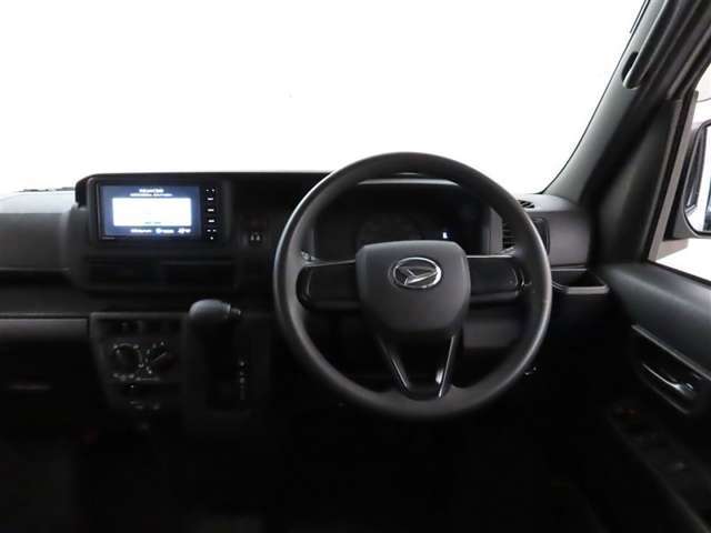 整然と纏められた操作性の良いスイッチ類。