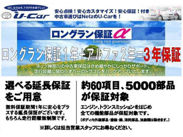 Bプラン画像：保証を延長するとともに保証対象となる不具合が発生し、自力走行不能となった場合に生じる臨時宿泊費用・臨時帰宅費用・修理完了後、居住地まで車を運搬するための費用を保証します。（詳しくはスタッフまで）