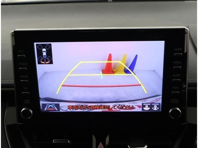 『バックガイドモニター』走行ラインを誘導してくれる補助線もありますので車庫入れが苦手な方も楽ちんです！！