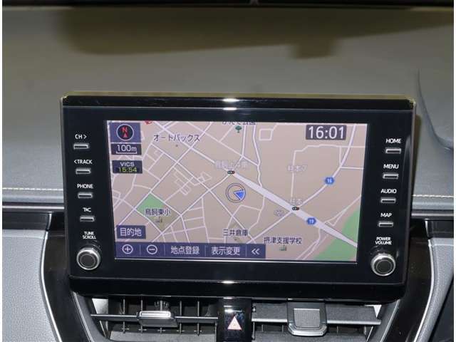 9型Tコネクト対応ナビ搭載で、初めての道や遠出でも安心です！機種によってはTV・DVD・オーディオプレイヤー接続・ブルートゥース機能などでいろいろな使い方も出来ますよ！