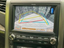 【バックカメラ】駐車時に後方がリアルタイム映像で確認できます。大型商業施設や立体駐車場での駐車時や、夜間のバック時に大活躍！運転スキルに関わらず、今や必須となった装備のひとつです！