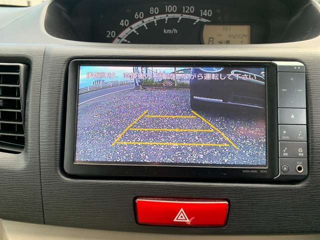 バックカメラの映像です。