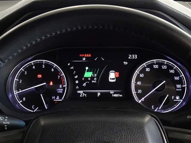 機能的で高級感のあるメーターです。