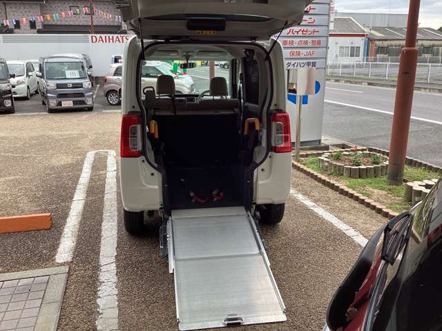 車椅子用スロープ開口