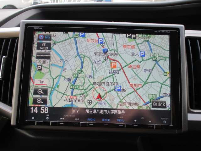 純正のHDDインターナビ付！