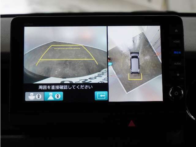 ◆全周囲カメラシステム◆運転席から見えにくい後方などをナビ画面で確認でき運転を支援するシステムです！