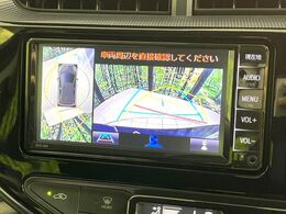 【パノラミックビューモニター】専用のカメラにより、上から見下ろしたような視点で360度クルマの周囲を確認することができます☆死角部分も確認しやすく、狭い場所での切り返しや駐車もスムーズに行えます。