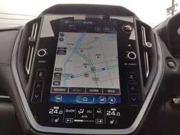 11.6インチセンターインフォメーションディスプレイは地図画面が大きくて見やすく安心です！