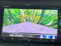 【バックカメラ】駐車時に後方がリアルタイム映像で確認できます。大型商業施設や立体駐車場での駐車時や、夜間のバック時に大活躍！運転スキルに関わらず、今や必須となった装備のひとつです！