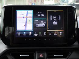 スズキ純正の9インチメモリーナビゲーションを装着！大きな画面で視認性、操作性ばっちり◎AM/FMラジオやフルセグTV、CDやDVD視聴に加え、Bluetooth接続も可能！様々な方法で楽しめます♪