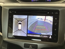 全方位モニターがついています！　車の周囲を360°安全確認できるので、普段の駐車はもちろんの事、縦列駐車や幅寄せの際にも活躍してくれますよ。