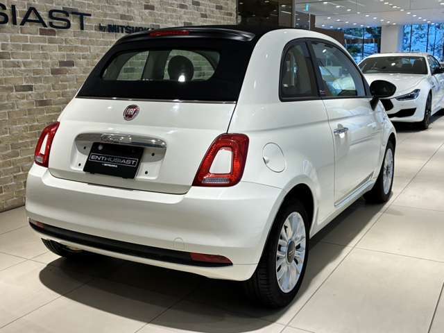 FIATらしい丸みを帯びた可愛いデザイン