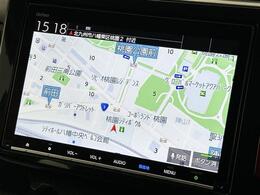 【純正ナビ】専用設計で車内の雰囲気にマッチしたナビが装備されています！利用時のマップ表示は見やすく、いつものドライブがグッと楽しくなります！