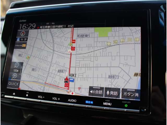 純正ナビ搭載車！！ナビ起動までの時間と地図検索する速度が魅力で、初めての道でも安心・快適なドライブをサポートします！！
