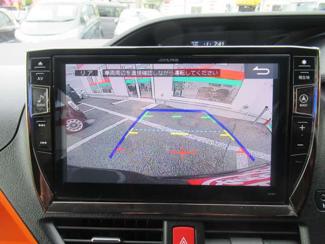 バックカメラ付いています。狭い駐車場や自宅駐車場など幅広く活躍できます。