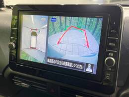 【アラウンドビューモニター】専用のカメラにより、上から見下ろしたような視点で360度クルマの周囲を確認することができます☆死角部分も確認しやすく、狭い場所での切り返しや駐車もスムーズに行えます。