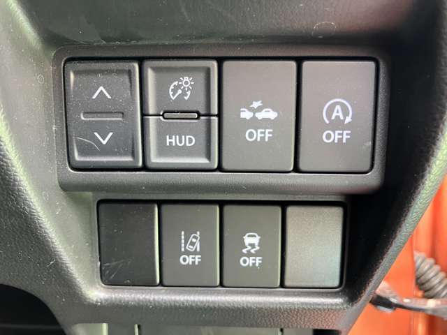 セーフティパッケージ（デュアルセンサーブレーキサポート　車線逸脱警報　横滑り防止装置　アイドリングストップ）