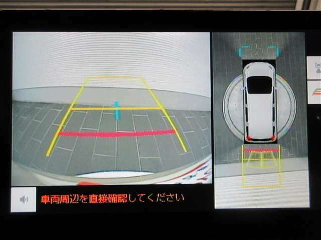 バックモニターで後方確認ができて安心です。