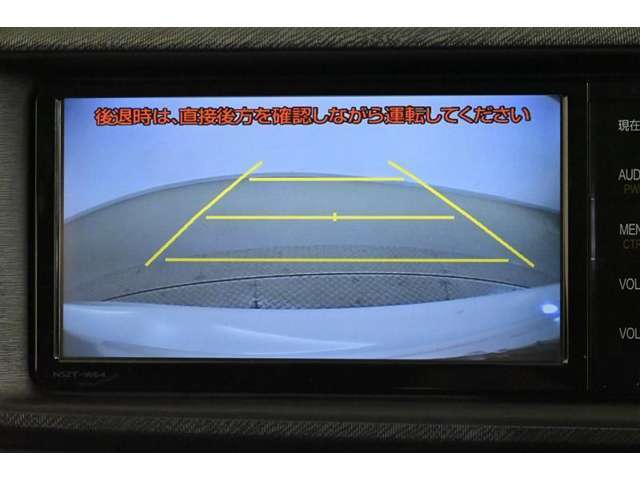 バックガイドモニターで、後方を確認しながら安心して駐車することができます。運転初心者も熟練者も必須の機能ですよ！