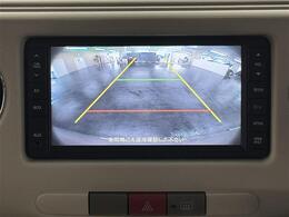 【バックカメラ】駐車時に後方がリアルタイム映像で確認できます。大型商業施設や立体駐車場での駐車時や、夜間のバック時に大活躍！運転スキルに関わらず、今や必須となった装備のひとつです！