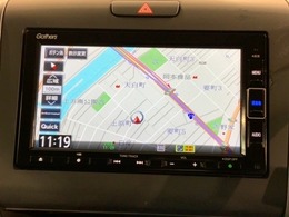 ギャザズナビ搭載です。知らない道も安心ですね！