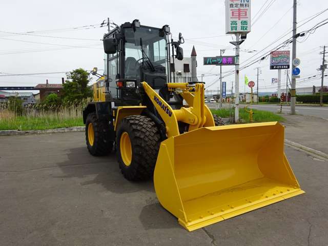 国産車その他 コマツ ホイールローダーWA80 8型 除雪仕様 走行