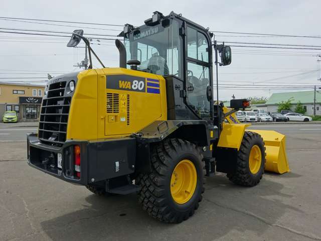 国産車その他 コマツ ホイールローダーWA80 8型 除雪仕様 走行
